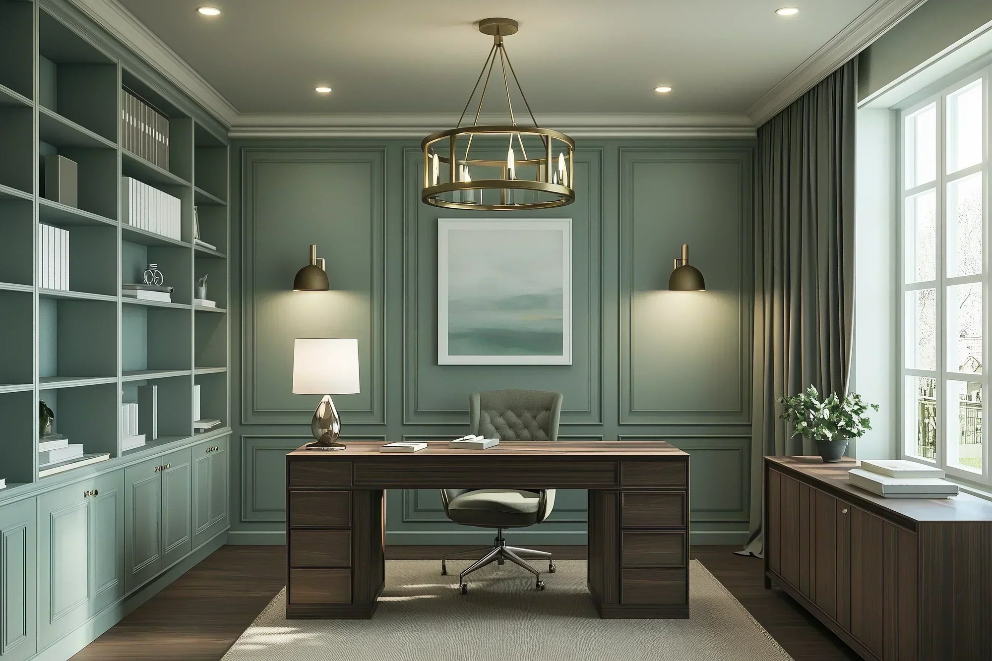 Home Office Paint Colours to Boost Productivity