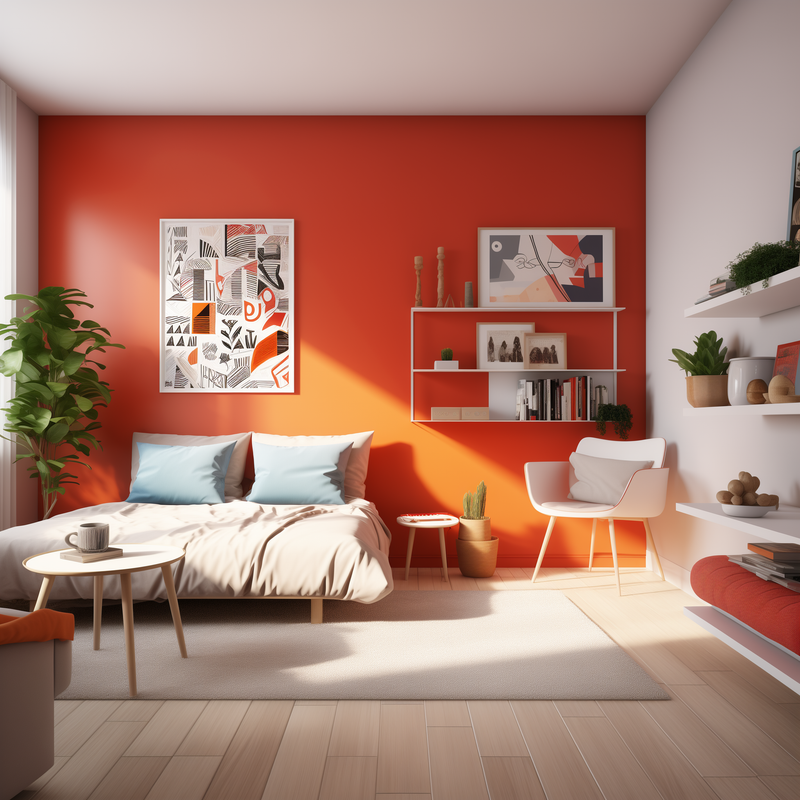 Farrow & Ball Orange Paint Samples