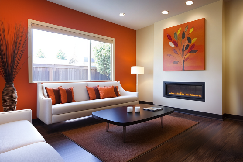 Orange Paint Samples