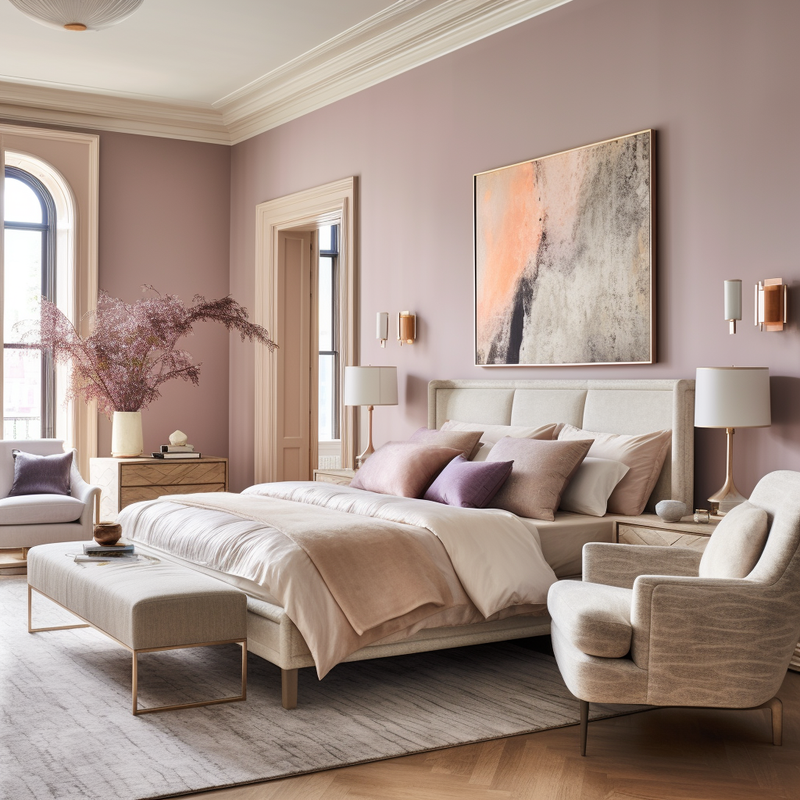 Benjamin Moore Pink Paint Samples