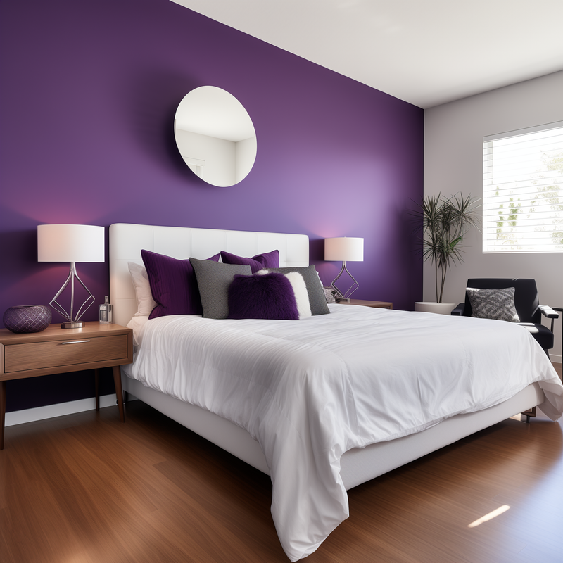 Benjamin Moore Purple Paint Samples